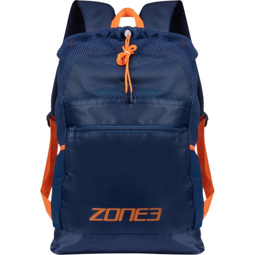 Foto de Zone3 Mochila - Large Mesh Training - navy/naranja