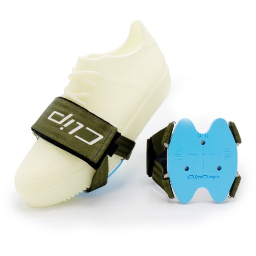 Produktbild von ClipClap Clix ROAD Pedal Adapter - olive green