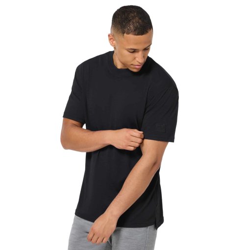 Foto de SUPER.NATURAL Camiseta Hombre - Casual Rib Bio - Jet Black
