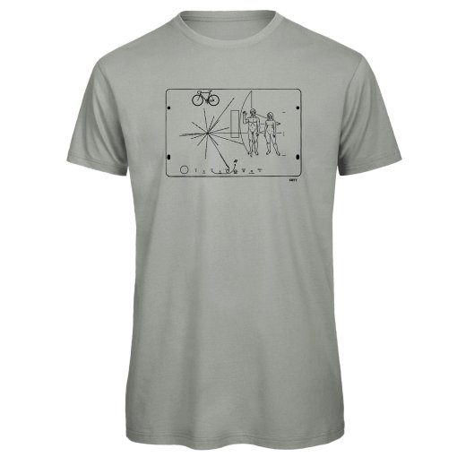 Produktbild von RTTshirts Pioneer Fahrrad T-Shirt Herren - hellgrau