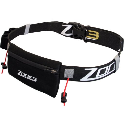Produktbild von Zone3 Endurance Neoprene Nummerngürtel - schwarz/weiß/gold