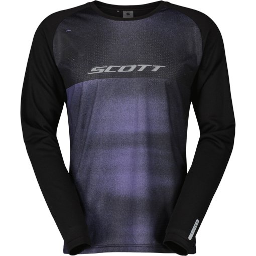 Produktbild von SCOTT Trail Tuned Langarmtrikot Herren - black/swish purple