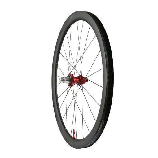 Photo produit de Hope Roue arrière en carbone RX40 Gravel | Pro 5 | Hookless | 12x142 mm - SRAM XDR - rouge