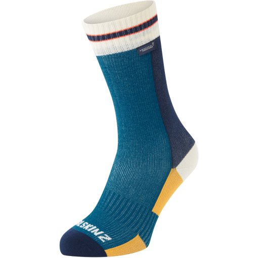 Foto de SealSkinz Calcetines Impermeables de Ciclismo Medianos - Billockby - Azul