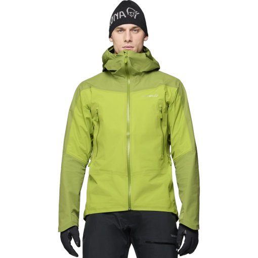 Foto de Norrona Chaqueta Hombre - falketind Gore-Tex - Tender Shoots/Dark Citron