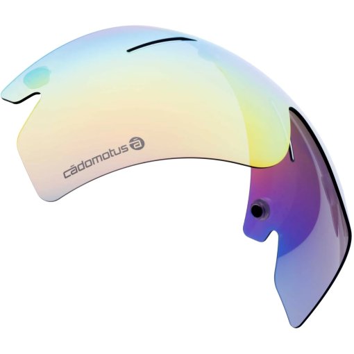 Produktbild von Cadomotus SKY 2.0-Visier für Omega- und Sigma-II Aero-Helme - SKY Citrine | amber lens + red REVO®