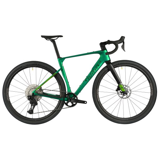 Photo produit de Wilier RAVE SLR ID2 - GRX Di2 - vélo Gravel carbone - 2026 - pixel green matt
