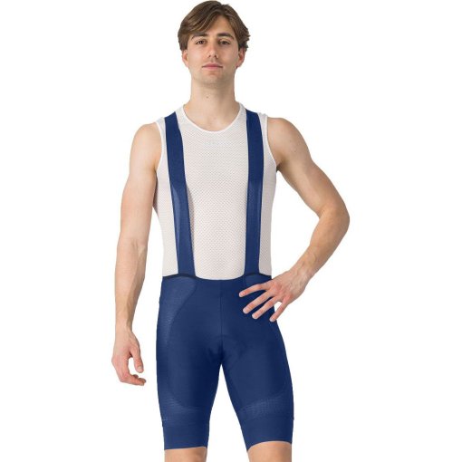 Productfoto van Castelli A/C Fietsshort met Bretels Heren - belgian blue 424