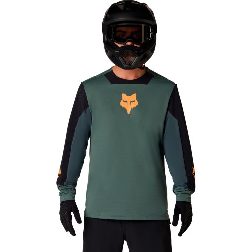 Photo produit de FOX Defend Maillot à manches longues VTT pour hommes - Creation - sage
