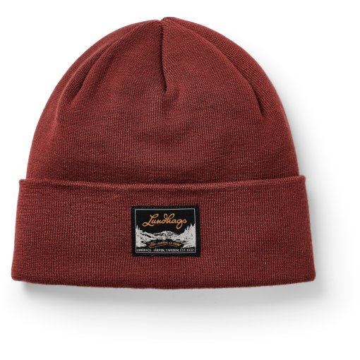 Productfoto van Lundhags Järpen Gebreide beanie - Burgundy 58510
