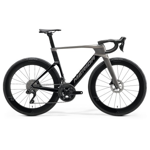 Image of Merida REACTO LIMITED - Carbon Roadbike - 2027 - slate grey / black