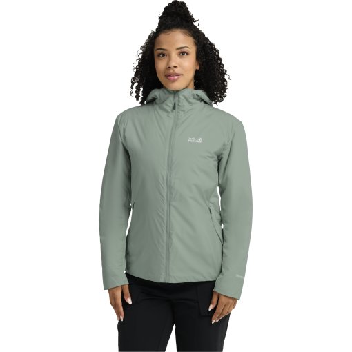 Photo produit de Jack Wolfskin Trail Light Veste hybride pour femmes - green zinnia
