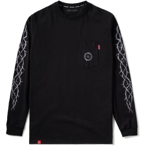 Immagine prodotto da Loose Riders Maglia a Maniche Lunghe Uomo - Thorns Tech - Thorns Black