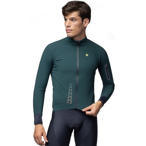 Photo produit de Alé R-EV1 Thermo Shield Veste vélo pour hommes - bottle green