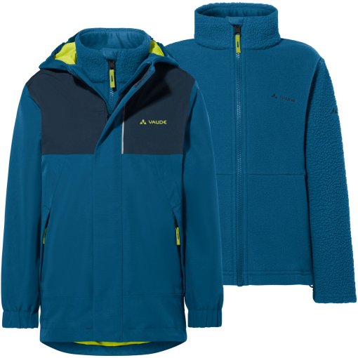 Immagine prodotto da Vaude Giacca Bambino - Caprea 3in1 - shore blue