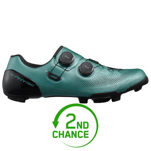 Produktbild von Shimano S-Phyre SH-RX910 Gravel Schuhe Herren - Wide - Deep Sea - B-Ware