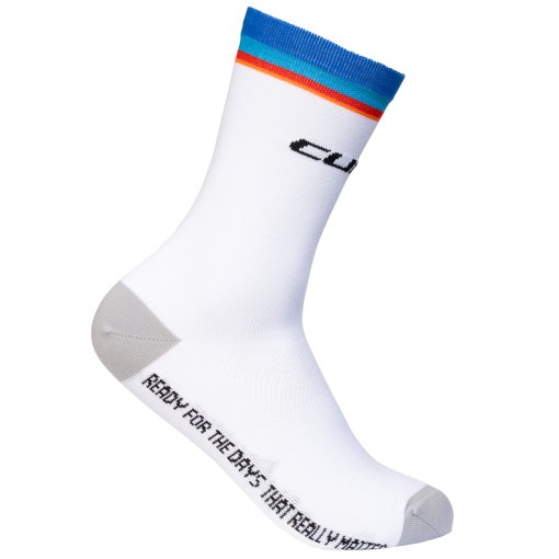 Produktbild von CUBE Road/XC Teamline High Cut Socken - weiß