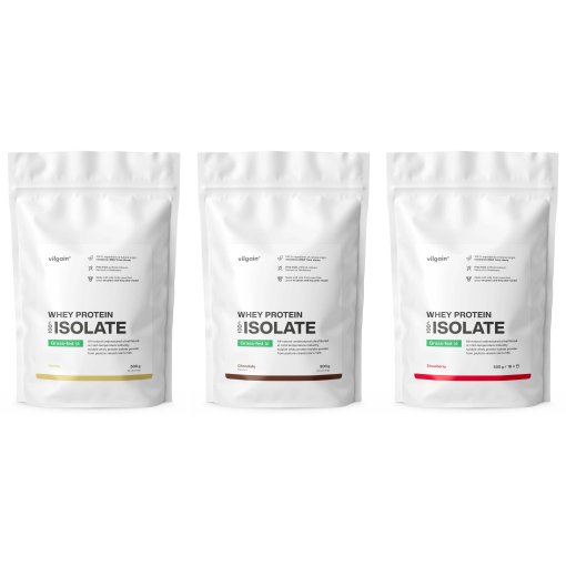Produktbild von Vilgain Grass-Fed Whey Protein Isolat - Eiweiß-Getränkepulver - 500g