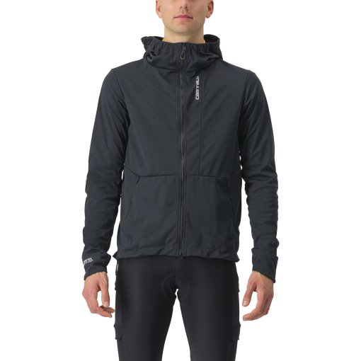Foto de Castelli Chaqueta Hombre - Trail Hoodie - light black 085