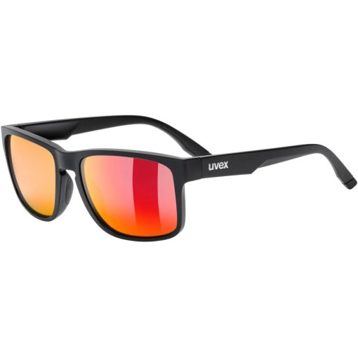 Photo produit de Uvex poise Lunettes de Soleil - black matt/mirror red
