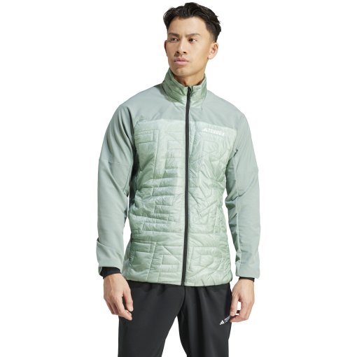 Photo produit de adidas Veste Homme - TERREX Xperior Varilite Hybrid PrimaLoft - silver green IP1475