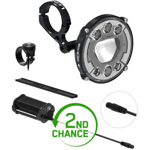 Produktbild von Lezyne Mega HB P2600 StVZO Loaded Kit Frontleuchte &amp; Power Pack XL - schwarz - B-Ware