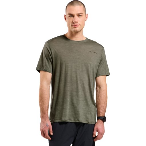 Foto de Odlo Camiseta Hombre - Odlo x POW Collective Voices Merino Blend - vetiver melange