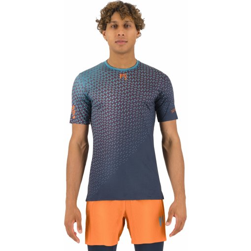 Foto de Karpos Camiseta Running Hombre - Lavaredo Ultra - outer space/larkspur/scarlet ibis