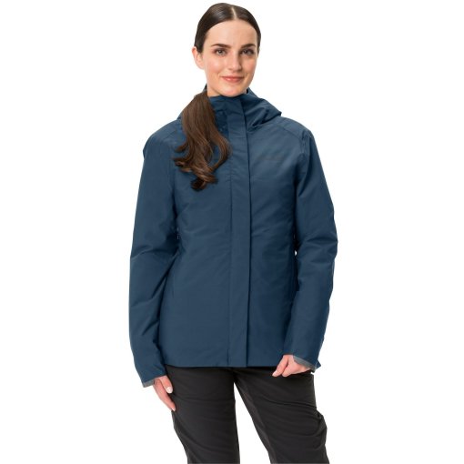 Foto de Vaude Chaqueta Impermeable Mujer - Cyclist Warm - dark sea