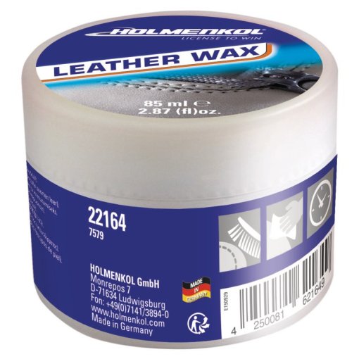 Foto de Holmenkol Natural Leather Wax - Producto Cuidado del Cuero y Impregnación - 85ml