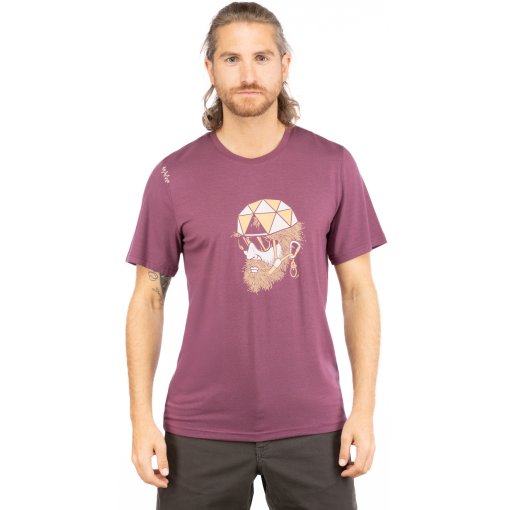 Foto de Chillaz Camiseta Hombre - Explorer - dark bordeaux
