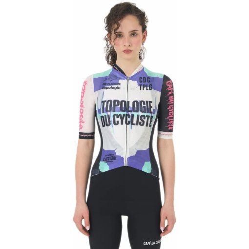 Slika izdelka Café du Cycliste x Topologie Bergida Short Sleeve Jersey Women - multico