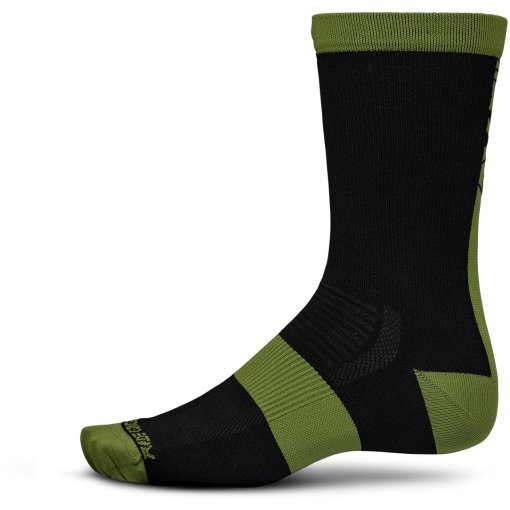 Produktbild von Ride Concepts Mullet Merino Socken - Schwarz/Olivgrün