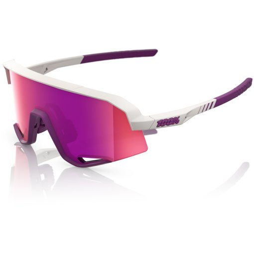 Foto de 100% Gafas - Slendale - Matte Chalk - Purple Multilayer Mirror