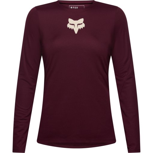 Picture of FOX Ranger Longsleeve MTB Jersey Women - dark maroon
