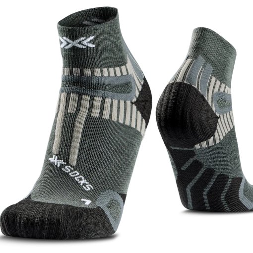 Picture of X-Socks Hike Perform Merino Ankle Hiking Socks - heather olive
