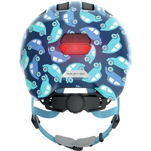 ABUS Smiley 3.0 – Casque Vélo Enfant Avec Coupe Basse, Réglage Queue De Cheval, Moustiquaires & Réflecteurs – Tailles S/M