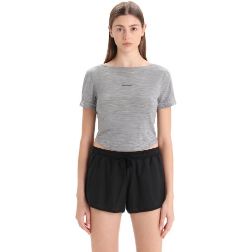 Immagine prodotto da Icebreaker Maglietta Donna - ZoneKnit™ Scoop Back - Metro Hthr