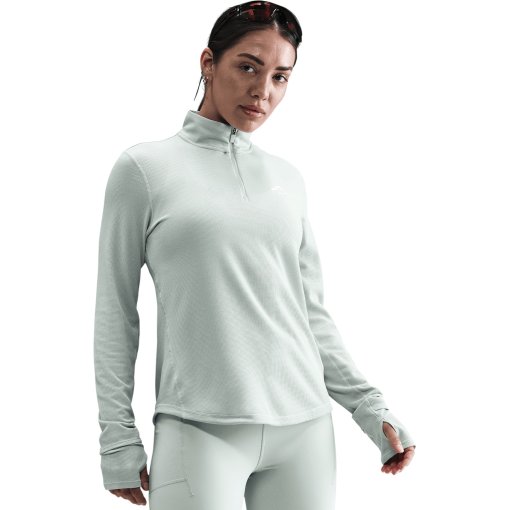 Foto de Nike Sudadera Mujer - Trail Dri-FIT-Midlayer 1/4-Zip - light silver/summit white HJ2248-034