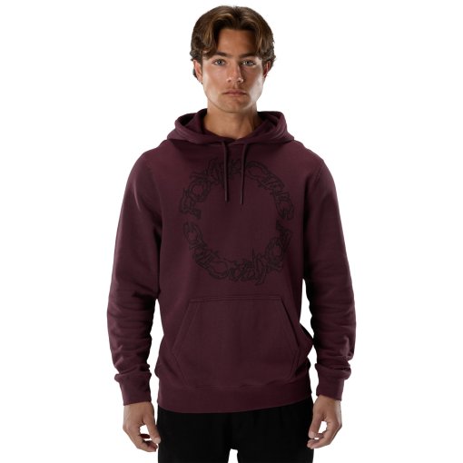 Productfoto van FOX Slowburn Fleece Hoodie voor heren - dark maroon