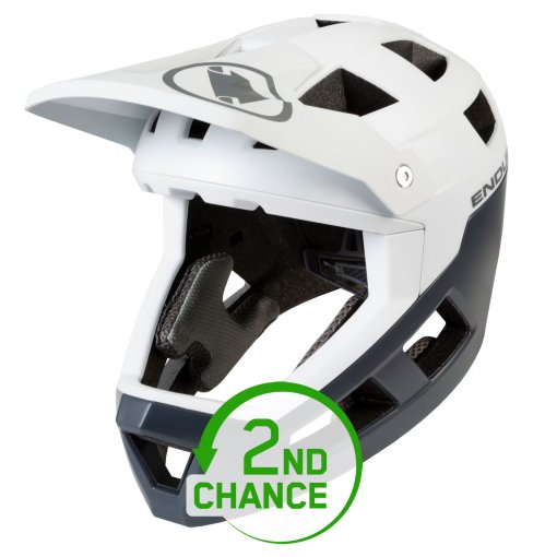 Produktbild von Endura SingleTrack MIPS® Full Face Helm - weiß - B-Ware