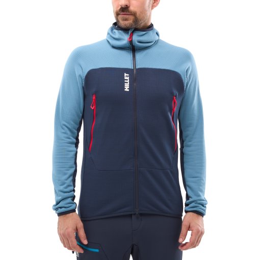 Foto de Millet Chaqueta Polar Hombre - Fusion Grid - Coronet Blue/Saphir