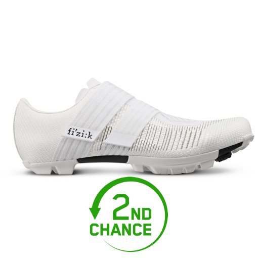 Produktbild von Fizik Vento Powerstrap Aeroweave X Gravel &amp; MTB Schuhe - white / white - B-Ware