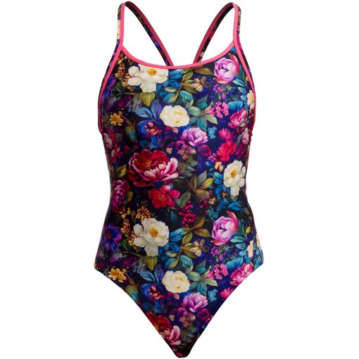 Photo produit de Funkita Diamond Back Eco Maillot de bain une pièce pour femmes - Bed Of Roses