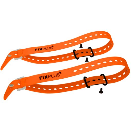 Produktbild von FixPlus Sachen Festmacher 2 Stk. inkl. 2x Strap Orange 66cm - schwarz/orange
