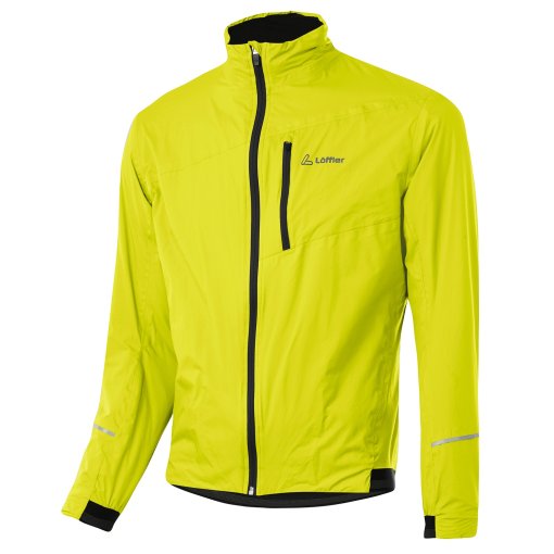 Foto de Löffler Chaqueta Impermeable Ciclsimo Hombre - Primaloft Active - lemon 250