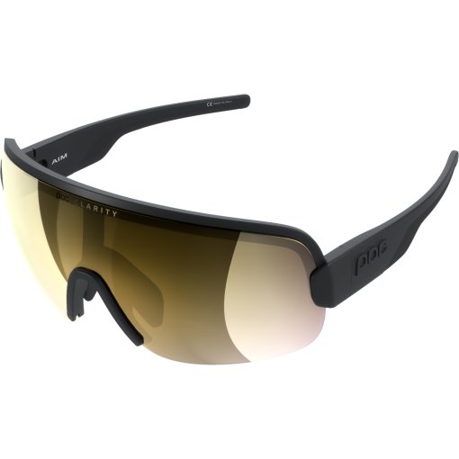 Foto de POC Gafas - Aim - Uranium Black - Clarity Road/Partly Sunny Gold