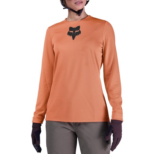 Foto de FOX Maillot de Manga Larga MTB Mujer - Ranger Fox Head - coral