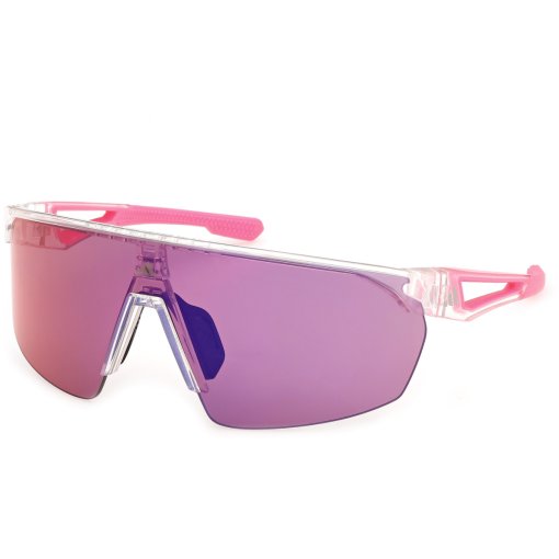 Photo produit de adidas Anemos SP0103 Lunettes - Shiny Perlescent Crystal Clear / Infrared Mirror