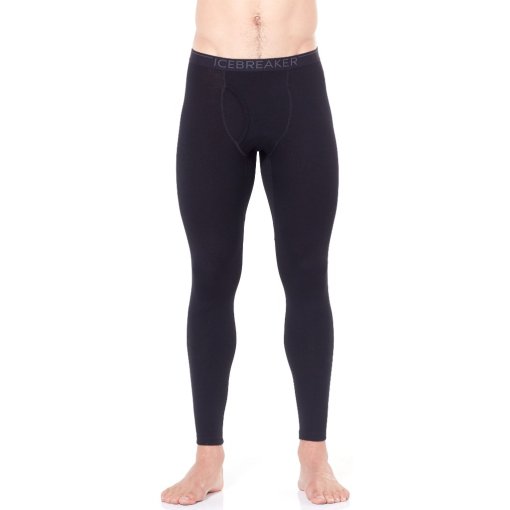 Foto de Icebreaker Calzoncillo Largo con Abertura Hombre - Merino 260 Tech - Negro/Monsoon